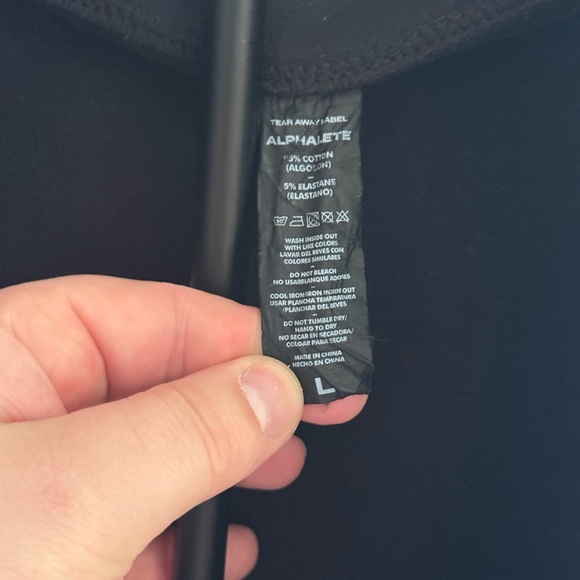 Alphalete Men's Dark Gray Performance Jacket - Picture 3 of 5